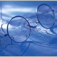 Glasses stock photo 